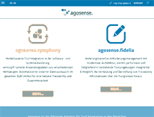 Tablet Screenshot of agosense.com